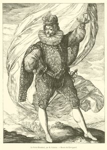 Le Porte-Etendard (engraving) بواسطة المدرسة الفرنسية