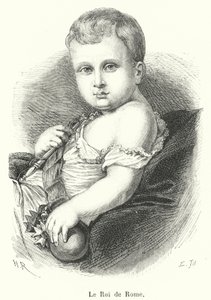 Le Roi de Rome (engraving) بواسطة المدرسة الفرنسية