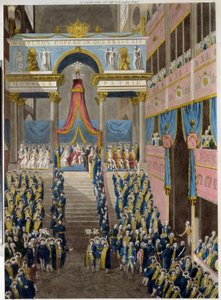 تتويج نابليون (1769-1821) ، 2 ديسمبر 1804. (تتويج نابليون في 2 ديسمبر بواسطة المدرسة الفرنسية