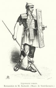 Legionnaire romain (نقش) بواسطة المدرسة الفرنسية