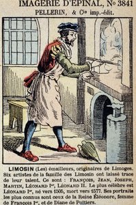 Les enamailleurs Limosin (Limoges) - imagery of Epinal, ed. Pellerin بواسطة المدرسة الفرنسية