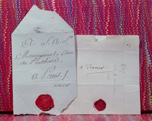 Lettres de cachet (أوامر ملكية بالنفي أو سجن شخص ما) بواسطة المدرسة الفرنسية