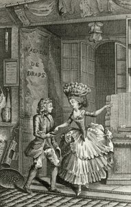 Libertinage - في "تاريخ امرأة الجمهورية الفرنسية يومًا بعد يوم" ، رستيف دي لا بريتون (1734-1806) ، جنيف 1791-1794. بواسطة المدرسة الفرنسية