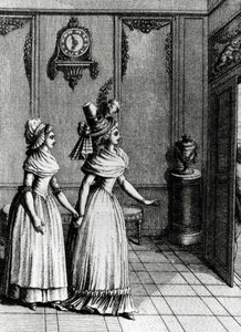 Libertinage - في "تاريخ امرأة الجمهورية الفرنسية يومًا بعد يوم" ، رستيف دي لا بريتون (1734-1806) ، جنيف 1791-1794. بواسطة المدرسة الفرنسية