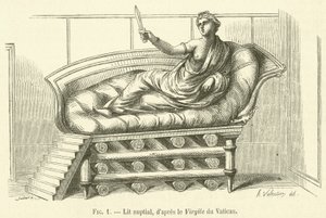 Lit nuptial (engraving) بواسطة المدرسة الفرنسية