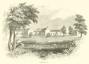 Longwood (engraving) بواسطة المدرسة الفرنسية