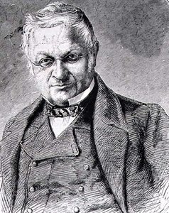 لويس أدولف تيير (1797-1877) رجل دولة فرنسي ، مؤرخ وصحفي (نقش) بواسطة المدرسة الفرنسية