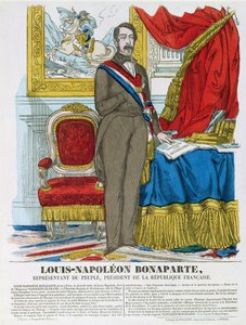 لويس نابليون بونابرت (1808-1873) المستقبل نابليون الثالث بواسطة المدرسة الفرنسية