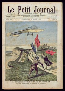 لويس بليريوت (1872-1936) هبط في دوفر من "لو بيتيت جورنال" ، 8 أغسطس 1909 (نقش ملون)