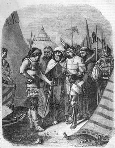 Louis II de la Tremoille (La Trimouille) (1460-1525). اللغة الإنجليزية العامة. جنون الحرب (1485-1488). لا تريمويل يقرر قتل شركاء دوق أورليانز. بواسطة المدرسة الفرنسية