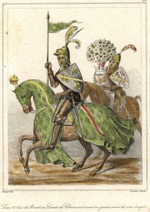 لويس الثاني ، المعروف باسم الصالح (1337 - 1410) ، دوق بوربون (1356) ، كونت كليرمون. بواسطة المدرسة الفرنسية