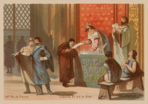 لويس السادس من فرنسا ، يسمى فات (1081-1137) بواسطة المدرسة الفرنسية