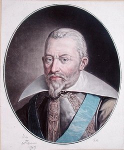لويس دي بالبيس لبيرتون دي كريون (1543-1615) (ليثو ملون) بواسطة المدرسة الفرنسية