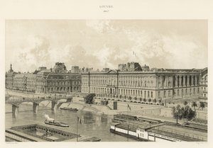 اللوفر ، 1867 بواسطة المدرسة الفرنسية