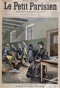 مسموم مرسيليا: السيدة ماسوت في سجن بريستينين - غطاء. في "Le Petit Parisien" "12/27/1903 (نقش) بواسطة المدرسة الفرنسية