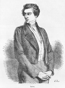 Lucien de Rubempre ، رسم توضيحي من "Les Illusions perdues" بواسطة Honore de Balzac ، تم نشره بواسطة طبعات ميشيل ليفي فريرز ، 1867 (النقش) (وزن الصورة) بواسطة المدرسة الفرنسية