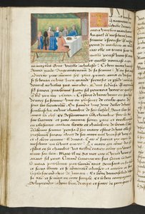 ^ MS Hunter 252113v صفحة من Hundred News News ، c.1461-62 بواسطة المدرسة الفرنسية
