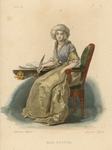 Madame Cottin (coloured engraving) بواسطة المدرسة الفرنسية