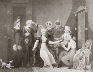 Mademoiselle Mars (1779-1847) في Les Trois Sultanes بواسطة المدرسة الفرنسية