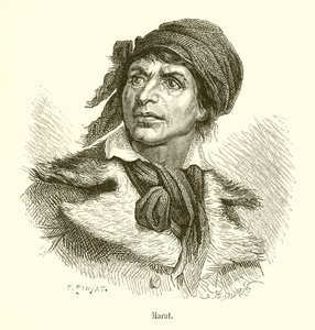 Marat  بواسطة المدرسة الفرنسية