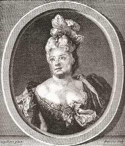 ماريان دوكلوس دي شاتونوف ، 1664 - 1747. الممثلة الفرنسية. من Les Heures Libres تم نشره عام 1908. بواسطة المدرسة الفرنسية