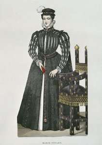ماري ملكة الاسكتلنديين (1542-1587) ، نسخة مصغرة من Recueil de Gaignieres بواسطة المدرسة الفرنسية