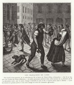 مذابح في ليون ، الثورة الفرنسية ، ديسمبر 1793 بواسطة المدرسة الفرنسية