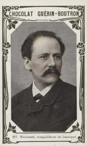 Massenet ، مؤلف موسيقي (صورة ملونة) بواسطة المدرسة الفرنسية