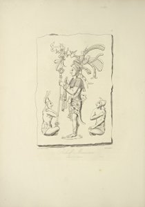 تم العثور على الإغاثة المكسيكية في أواكساكا ، رسم توضيحي من "مناظر كورديليراس وآثار الشعوب الأصلية في أمريكا" بقلم ألكسندر فون هومبولت وأيم بونبلاند بواسطة المدرسة الفرنسية