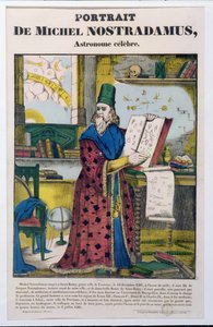 مايكل نوسترادامو (نوستراداموس) (1502-66) ج .1840 بواسطة المدرسة الفرنسية