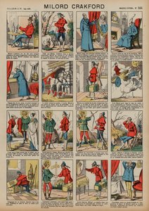 Milord Crakford (coloured engraving) بواسطة المدرسة الفرنسية