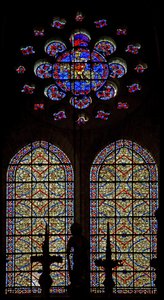 grisaille الحديث وفارس كورتني في الوردة (W112) بواسطة المدرسة الفرنسية