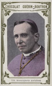 Monseigneur Audollent (صورة ملونة) بواسطة المدرسة الفرنسية