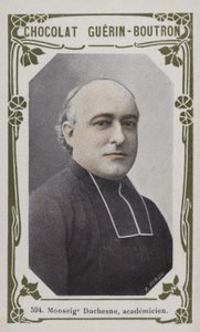 Monseigneur Duchesne ، أكاديمي (صورة ملونة) بواسطة المدرسة الفرنسية