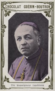 Monseigneur Landrieux (صورة ملونة) بواسطة المدرسة الفرنسية