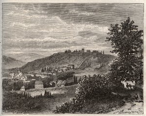 Montmedy - Meuse, en region Lorraine - engraving in “La France illustree: geographie, histoire, administration statistique” by V.A. Malt-Brown. 1884 بواسطة المدرسة الفرنسية