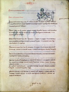 السيدة 1175 f.92 سانت مارتن يقطع عباءته ، من Vieil Rentier dAudenarde ، 1291-1302 بواسطة المدرسة الفرنسية