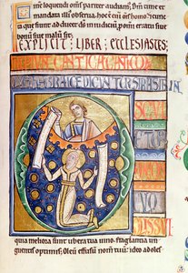 Ms 1 fol.235 كتاب الجامعة ، من الكتاب المقدس في سوفين بواسطة المدرسة الفرنسية