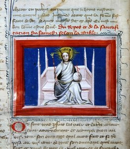 السيدة 314 الله في الجلالة ، من الكتاب المقدس des Grands Augustins بواسطة المدرسة الفرنسية