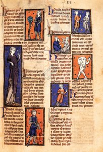 Ms 320 Fol.46r Monsters, from 