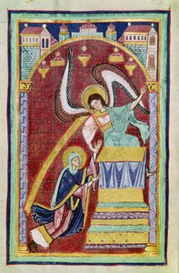 السيدة 501 f.30v رؤية القديس الديغونديوس ، من حياة ومعجزات القديس أماند بواسطة المدرسة الفرنسية