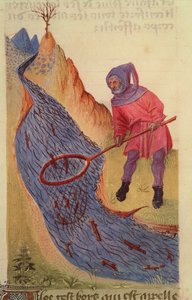 السيدة 59 fol.3r الصياد من جراند هيربير بواسطة المدرسة الفرنسية