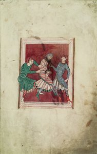 السيدة 698 صفحة 34 ص معجزة القديس عمر (595-670) من فيي دي سانت عمر بواسطة المدرسة الفرنسية