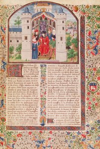 السيدة 927 Fol.426 عرض للاقتصاد من الأخلاق والسياسة والاقتصاد بواسطة أرسطو (384-322 قبل الميلاد) (لمزيد من التفاصيل انظر أيضًا 165171) بواسطة المدرسة الفرنسية