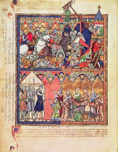 السيدة م 638 ، ص. ١٠ ظ ، جوشوا ، من مورغان بيكتشر بيبل ، ج بواسطة المدرسة الفرنسية
