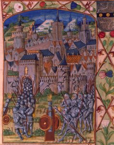 Ms. Royal 20 E.III fol.152v القبض على إيفرو ، من 