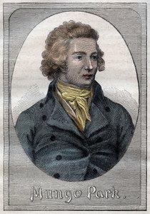 منتزه مونجو ، مستكشف اسكتلندي - صورة لمنتزه مونجو (1771-1806) ، مستكشف اسكتلندي - رسم توضيحي من "البحارة العظماء في القرن الثامن عشر" بواسطة المدرسة الفرنسية