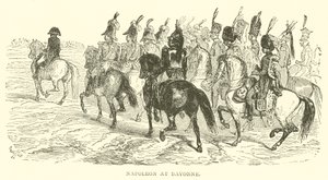 Napoleon at Bayonne (engraving) بواسطة المدرسة الفرنسية