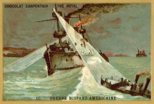 Naval engagement, Spanish-American War بواسطة المدرسة الفرنسية