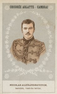 نيكولاس ألكسندروفيتش ، tsarevitch ، Grand-duc heritier بواسطة المدرسة الفرنسية